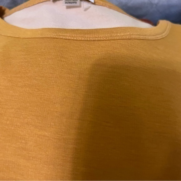 Calvin Klein Plus Size Mustard Yellow Short Sleeve T Shirt Mini Dress - Picture 3 of 16